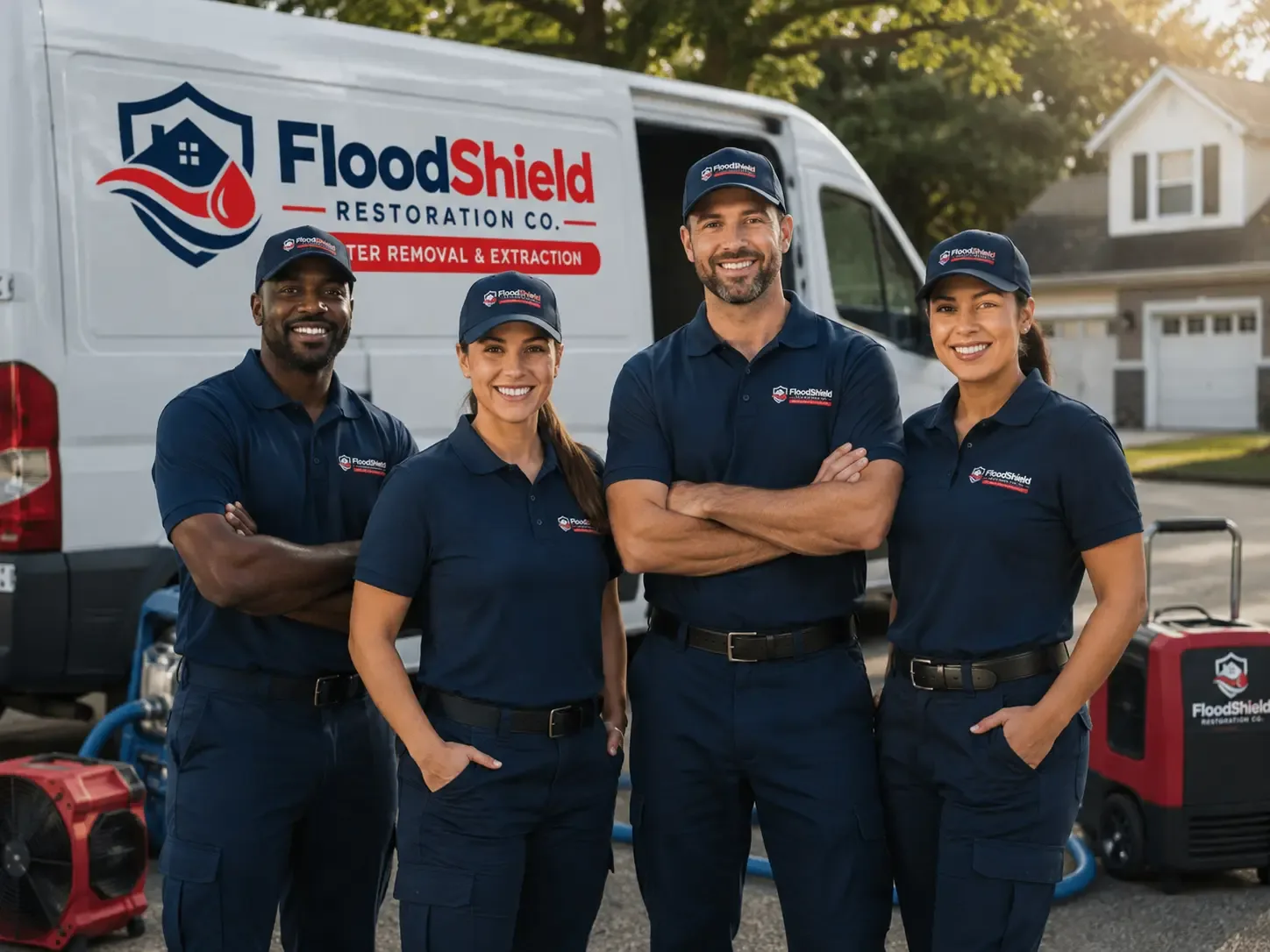 Flood Damage Restoration company in Kitts Hill, OH